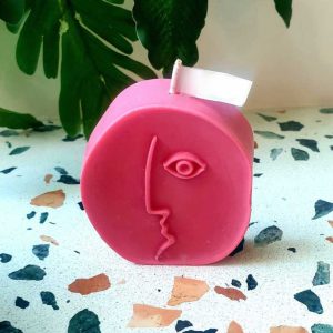 Home scented candle red