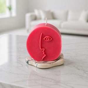 scented candle, soy wax, cranberry and orange aroma, picasso, 100gr, red