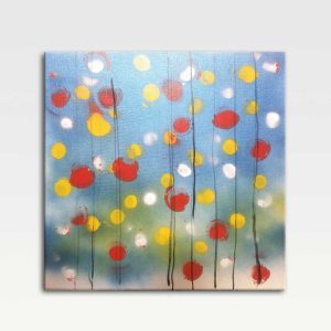 Home floral painting abstract art