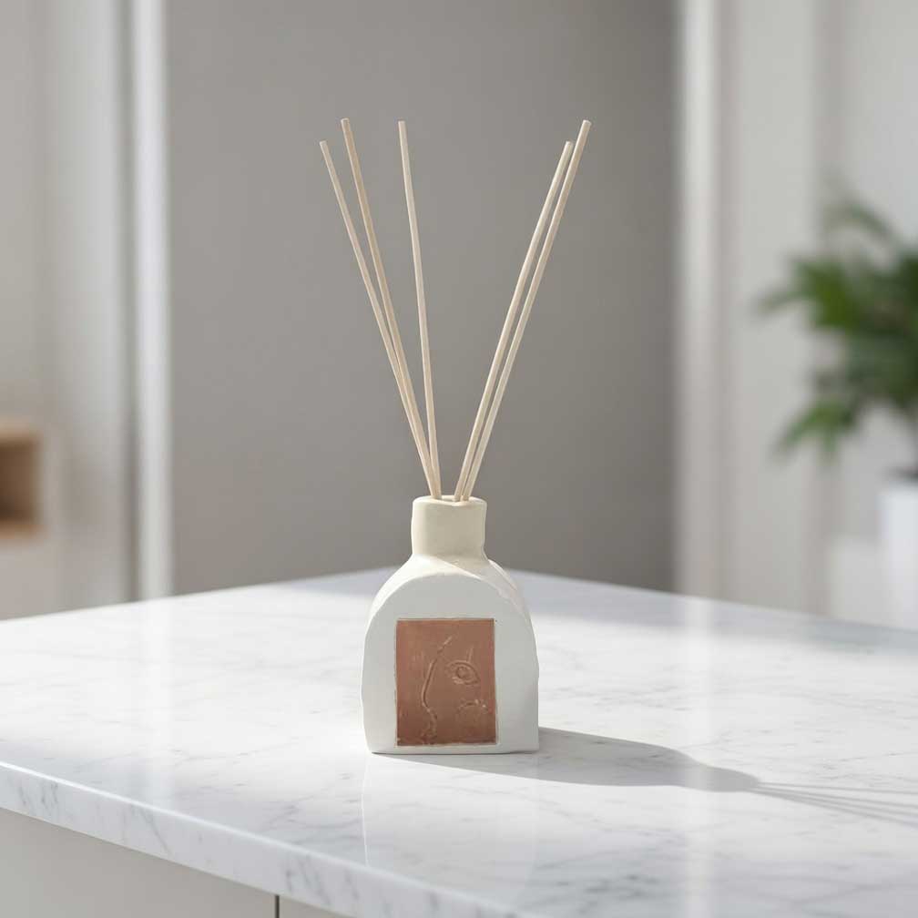handmade ceramic reed diffuser, dawn fragrance, 100ml handmade ceramic reed diffuser, dawn fragrance, 100ml